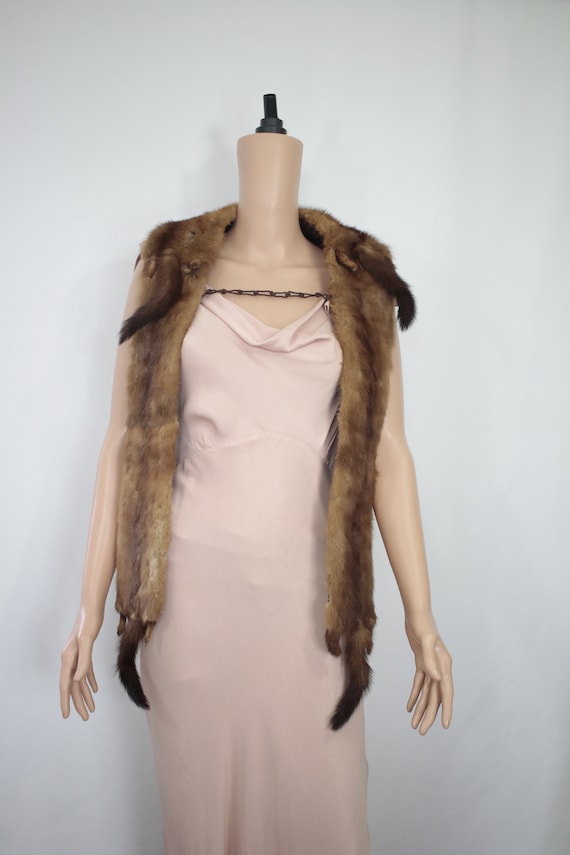 1930s-1940s mink fur stole {Vintage mink fur/real… - image 5