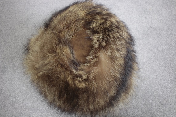 Size S | Vintage Raccoon fur hat {Vintage Raccoon… - image 6