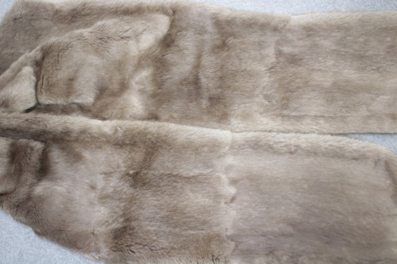 1950s-1960s musquash fur stole {Vintage fur/real … - image 8