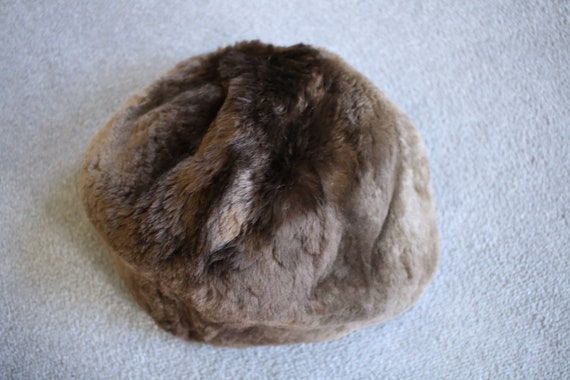 Size S | Vintage sheared fur winter hat  {Real fu… - image 6