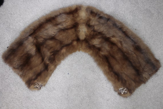1930's-1940's Sable fur collar {Real fur,vintage … - image 7