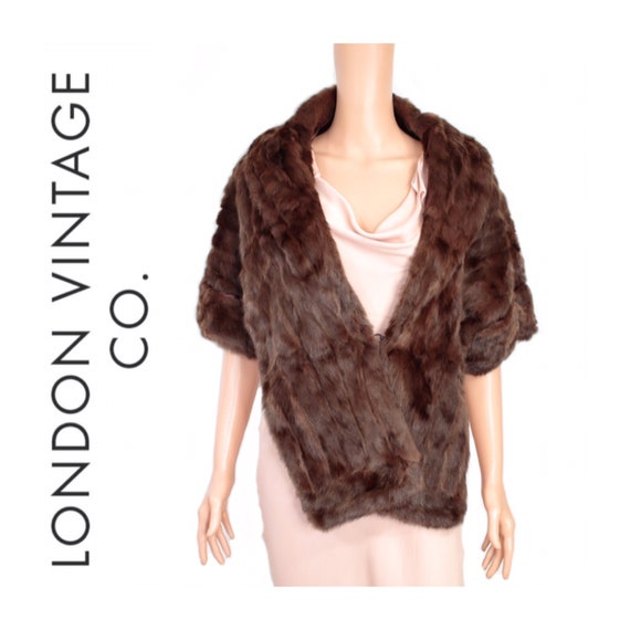 1950s-1960s squirrel fur stole {Vintage fur/real f