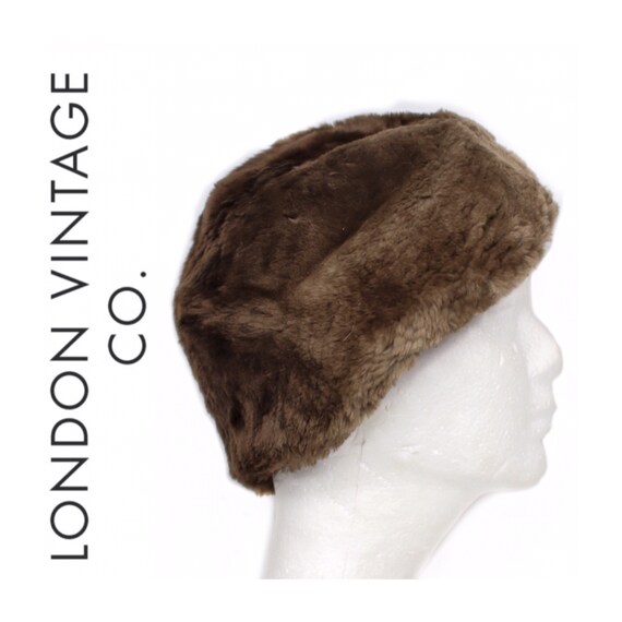Size S | Vintage sheared fur winter hat  {Real fu… - image 5
