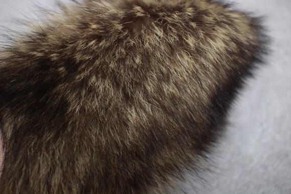 Size S-M | Vintage Raccoon fur hat {Vintage Racco… - image 9