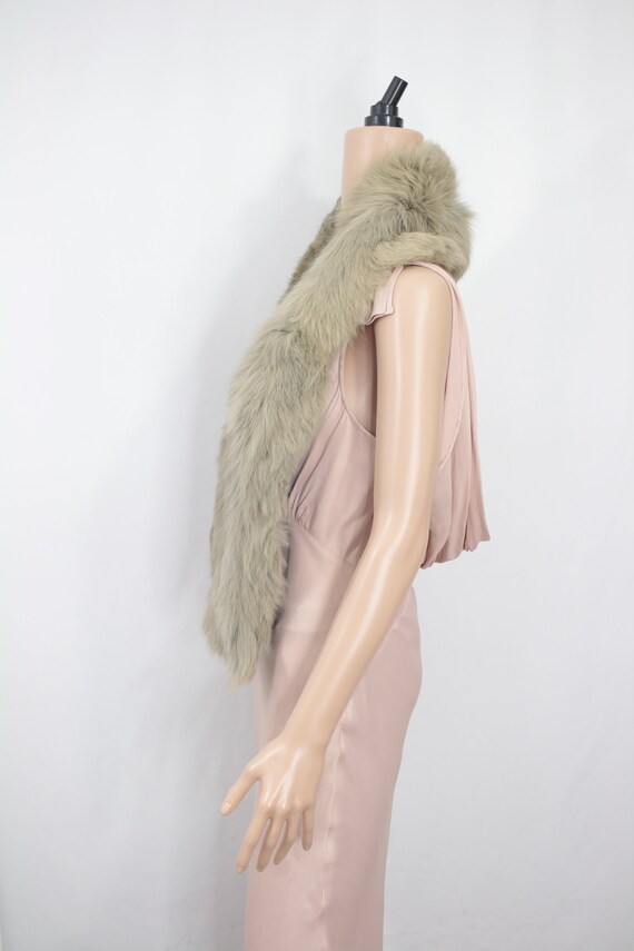 1930s-1940s taupe fox fur stole {Vintage fox fur/… - image 5