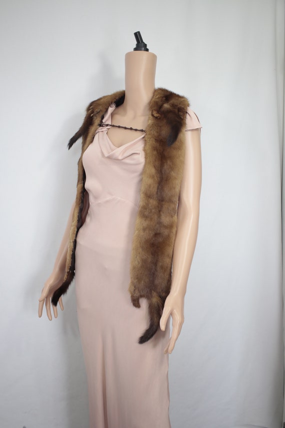 1930s-1940s mink fur stole {Vintage mink fur/real… - image 3