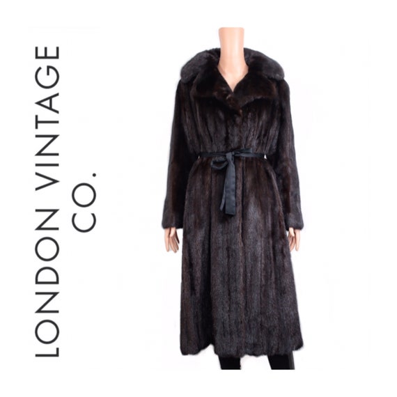 1970s luxury mahogany mink fur coat {Vintage mink