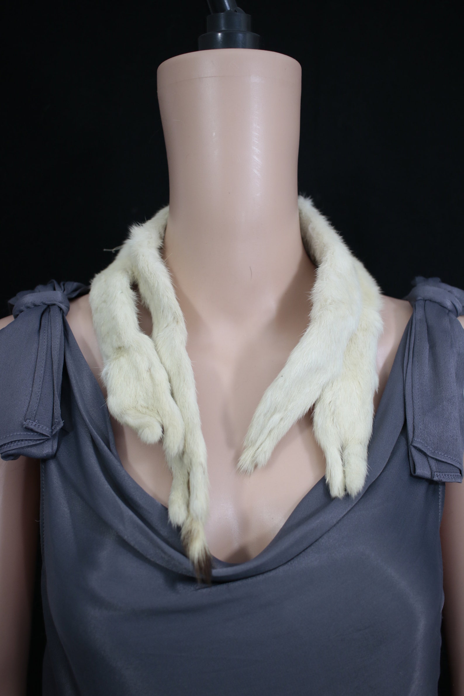 1920s ermine fur stole Vintage fur/real fur/fur scarf/fur | Etsy