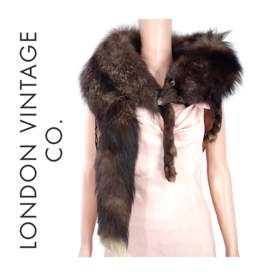 fox fur stole vintage
