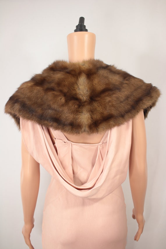 1930's-1940's Sable fur collar {Real fur,vintage … - image 4