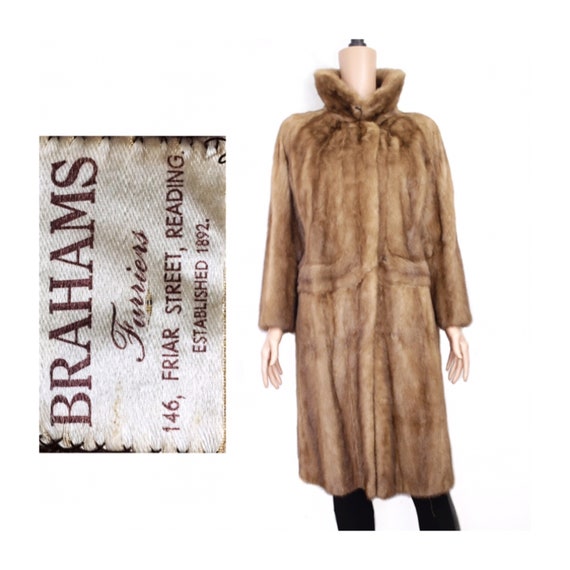 1960s-1970s pastel mink fur coat {Real mink fur/vi