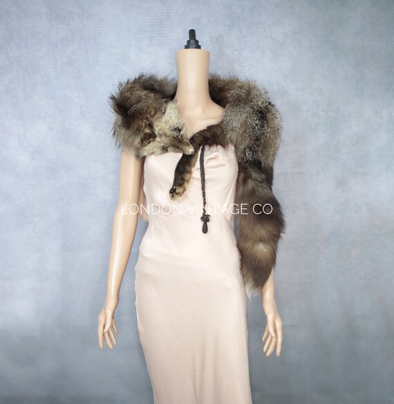 fox fur stole vintage