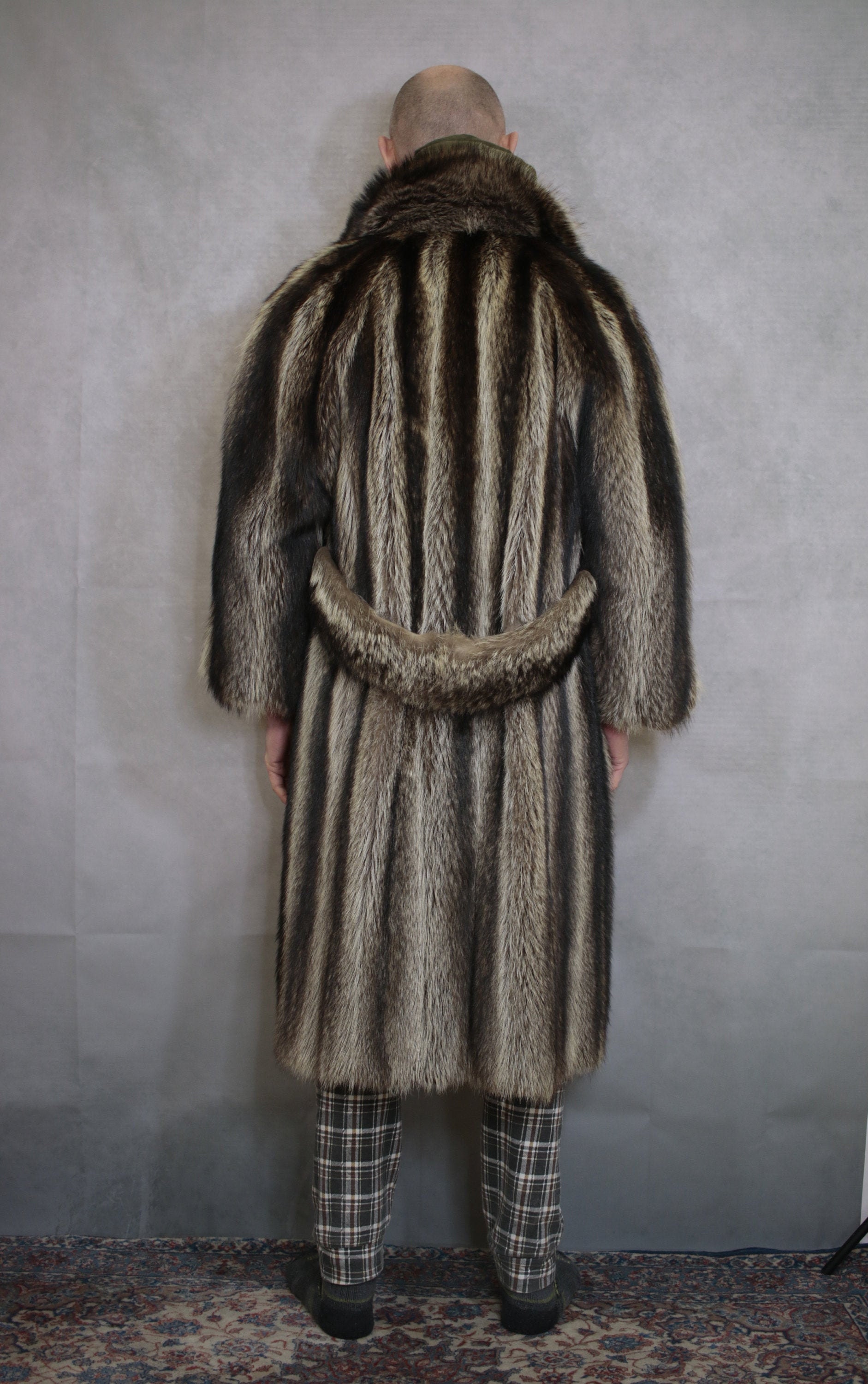 Mens/size L Vintage Raccoon Fur Coat real Raccoon Fur/vintage Etsy UK