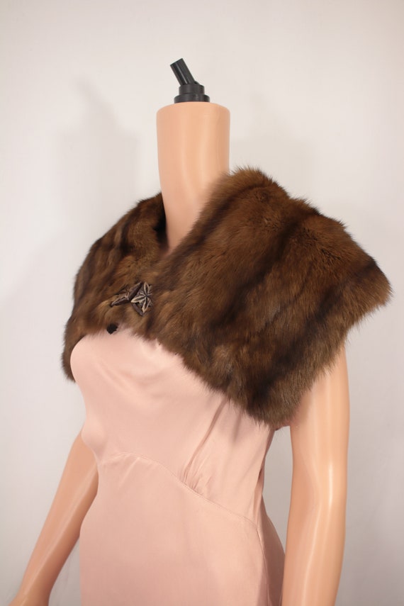 1930's-1940's Sable fur collar {Real fur,vintage … - image 3
