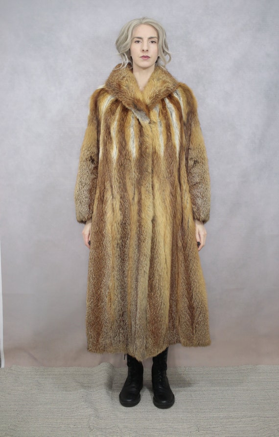 Size S | Vintage red fox fur coat {Vintage fox fu… - image 7