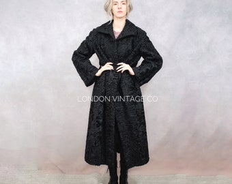 サイズ S | 1930 年代のモグラ毛皮コート {本物の毛皮/ヴィンテージ