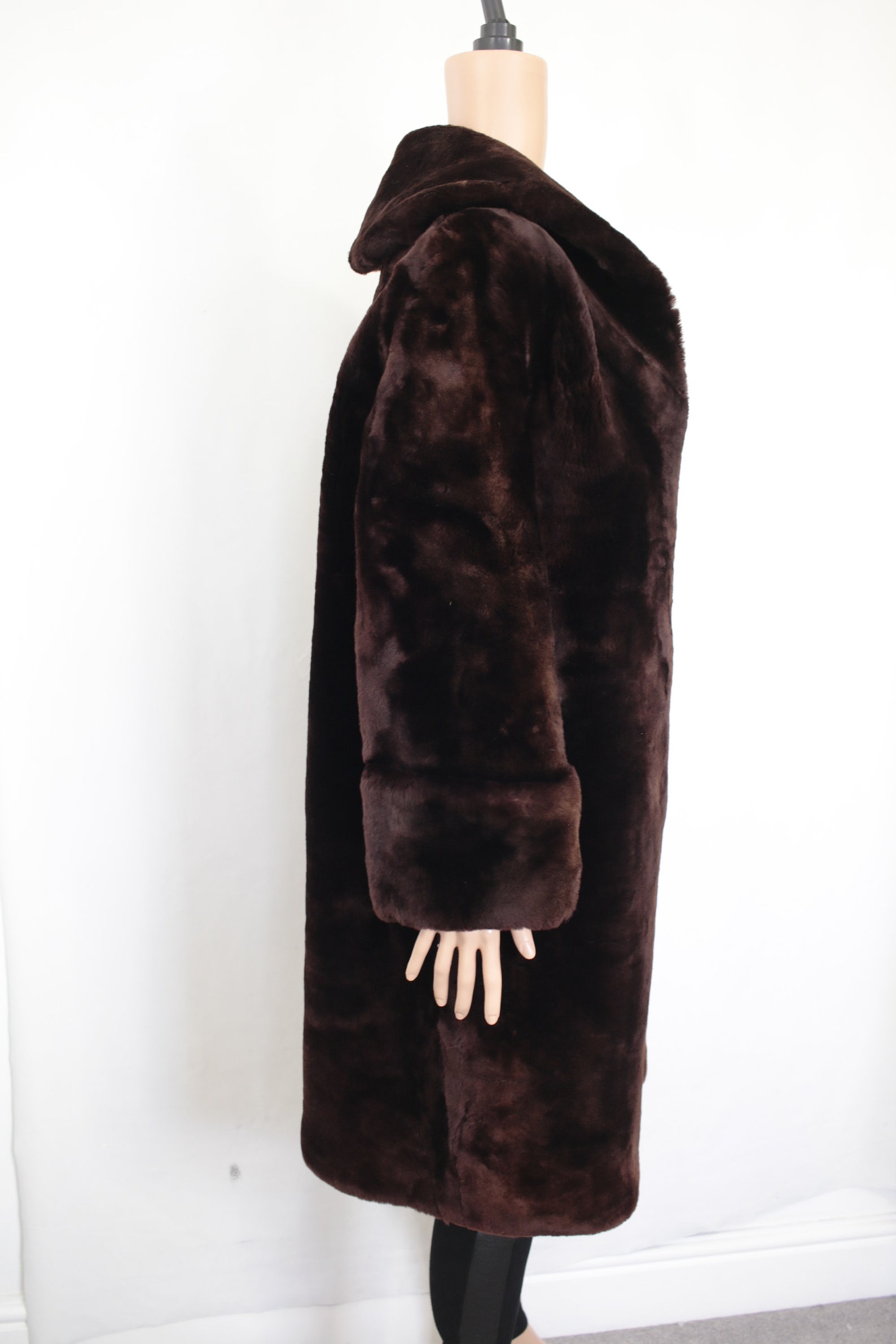 1950s1960s beaver lamb fur coat Real fur/vintage fur Etsy