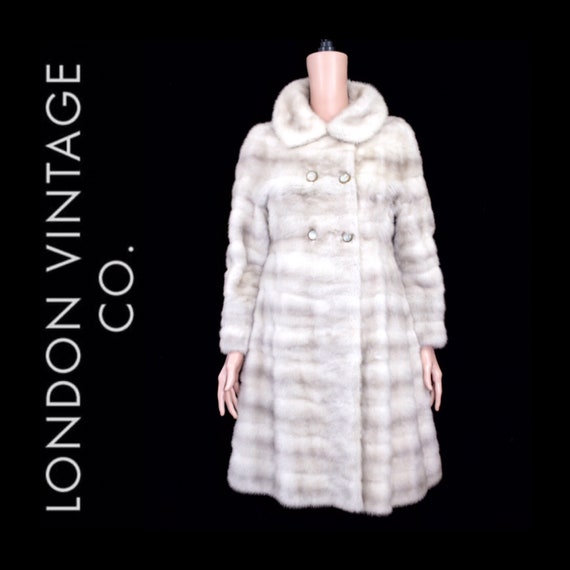 1960s off white mink fur coat {Vintage mink fur/re