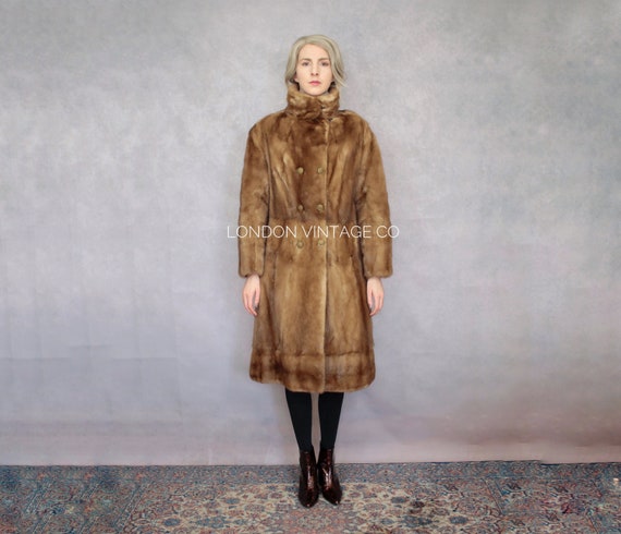 Size S Vintage Brown Mink Fur Coat real Mink Fur vintage Mink Fur mink Fur Jacket vintage Fur Coat winter Wedding brown Fur Coat Etsy Australia