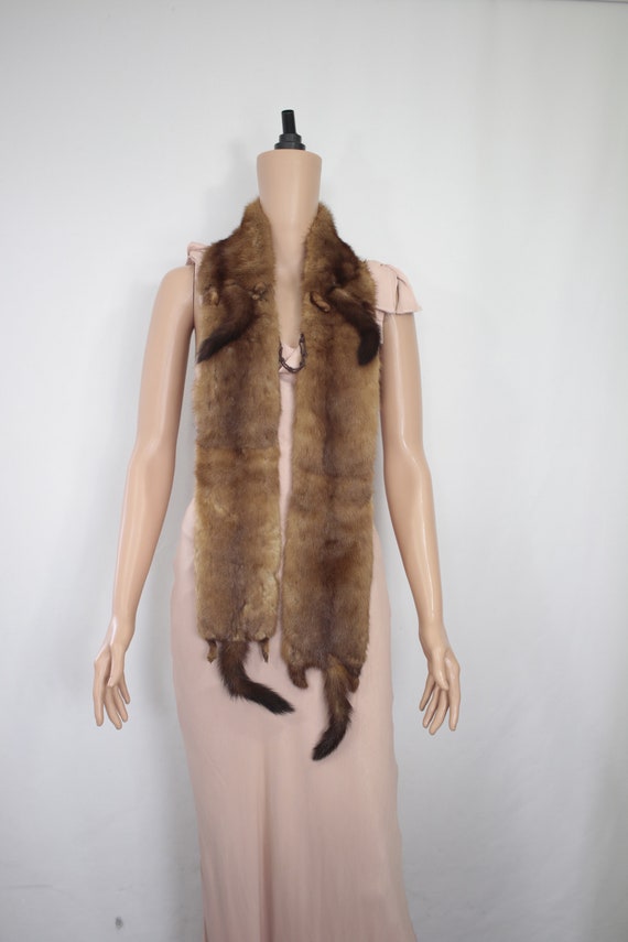 1930s-1940s mink fur stole {Vintage mink fur/real… - image 2