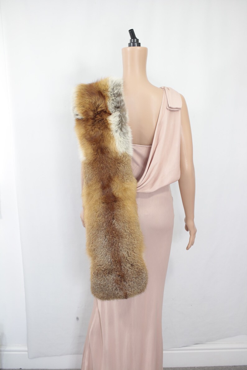 1940s1950s red fox fur stole Vintage fox fur/real fox Etsy
