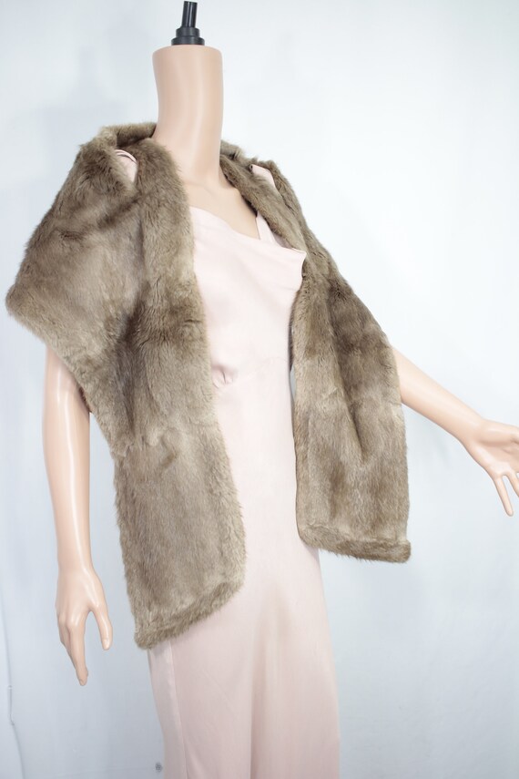 1950s-1960s musquash fur stole {Vintage fur/real … - image 5