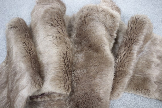 1950s-1960s musquash fur stole {Vintage fur/real … - image 9