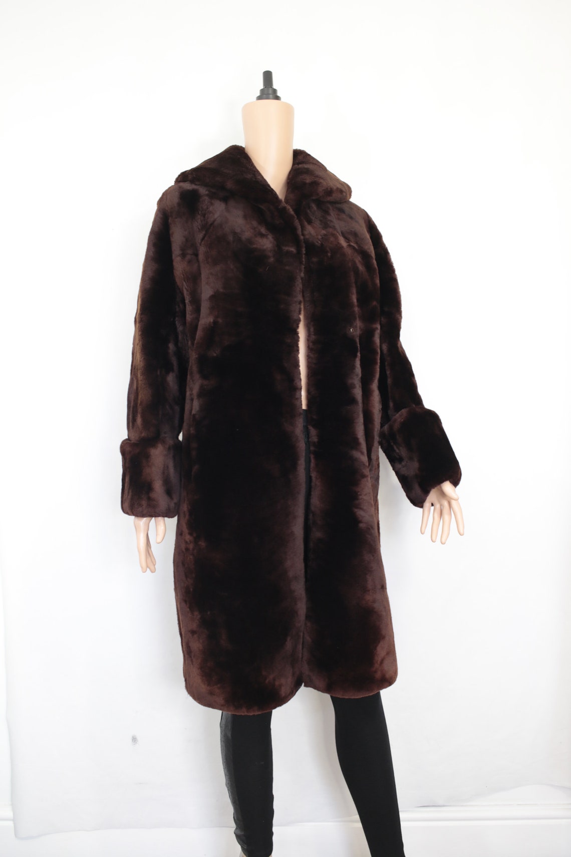 1950s1960s beaver lamb fur coat Real fur/vintage fur Etsy