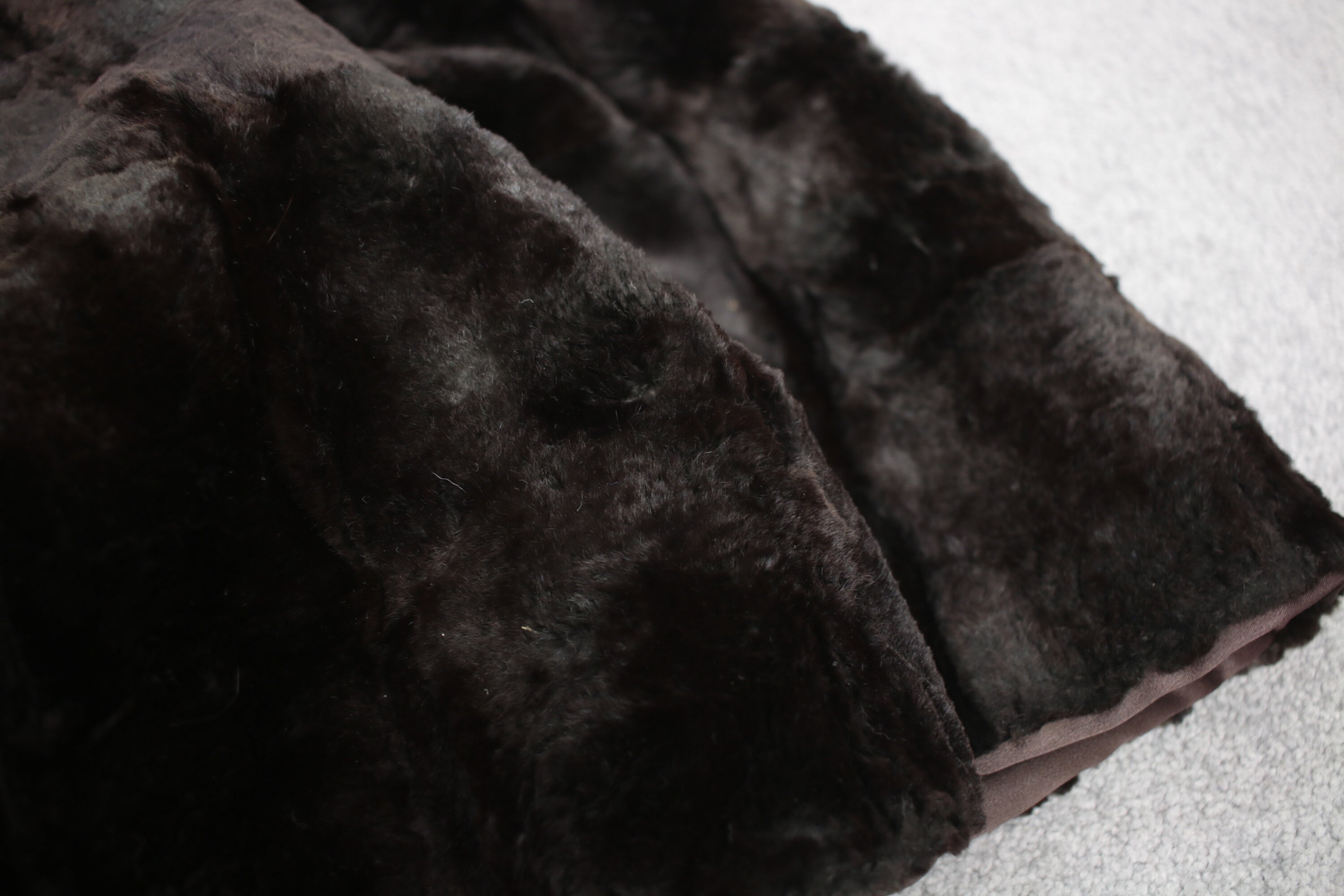 1930s-1940s black mole fur cape Real furvintage furblack | Etsy