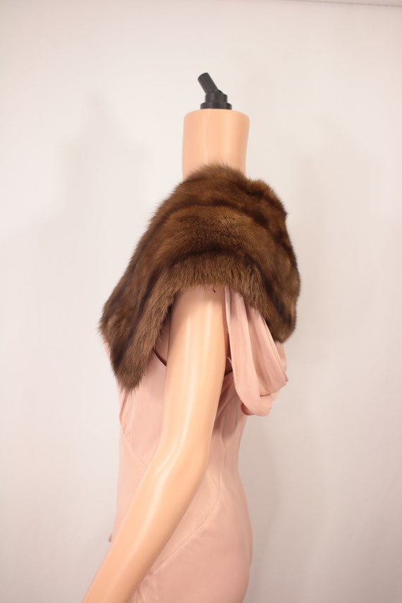 1930's-1940's Sable fur collar {Real fur,vintage … - image 5