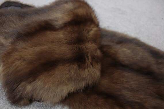 1930's-1940's Sable fur collar {Real fur,vintage … - image 8