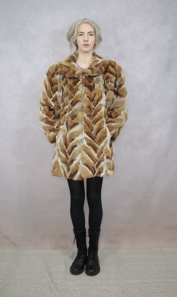 Size S-M | Vintage red fox fur coat {Vintage fox … - image 2