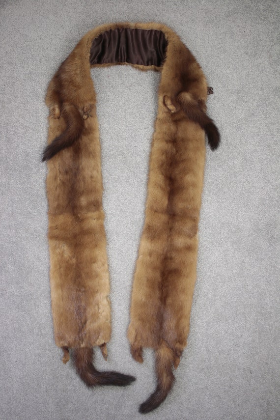 1930s-1940s mink fur stole {Vintage mink fur/real… - image 6