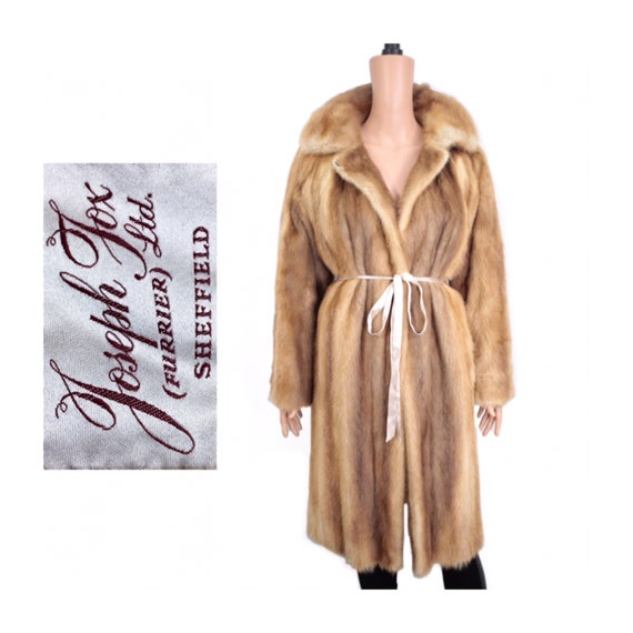 1950s-1960s blonde mink fur coat {Vintage mink fur