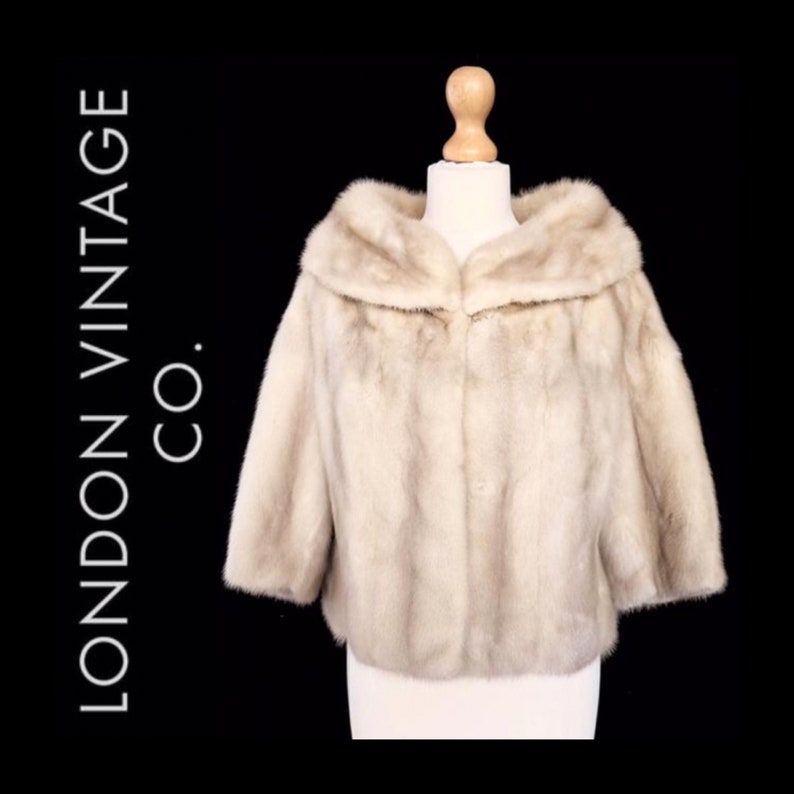 white mink jacket