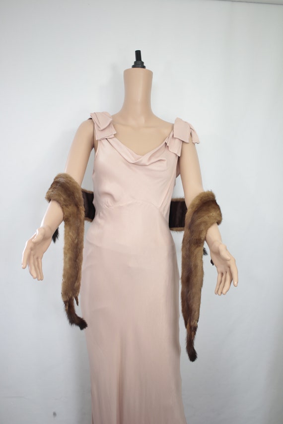 1930s-1940s mink fur stole {Vintage mink fur/real… - image 4