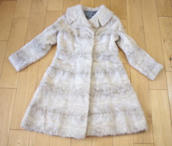Size S | 5-in-1 Vintage grey mink fur coat {Vinta… - image 9