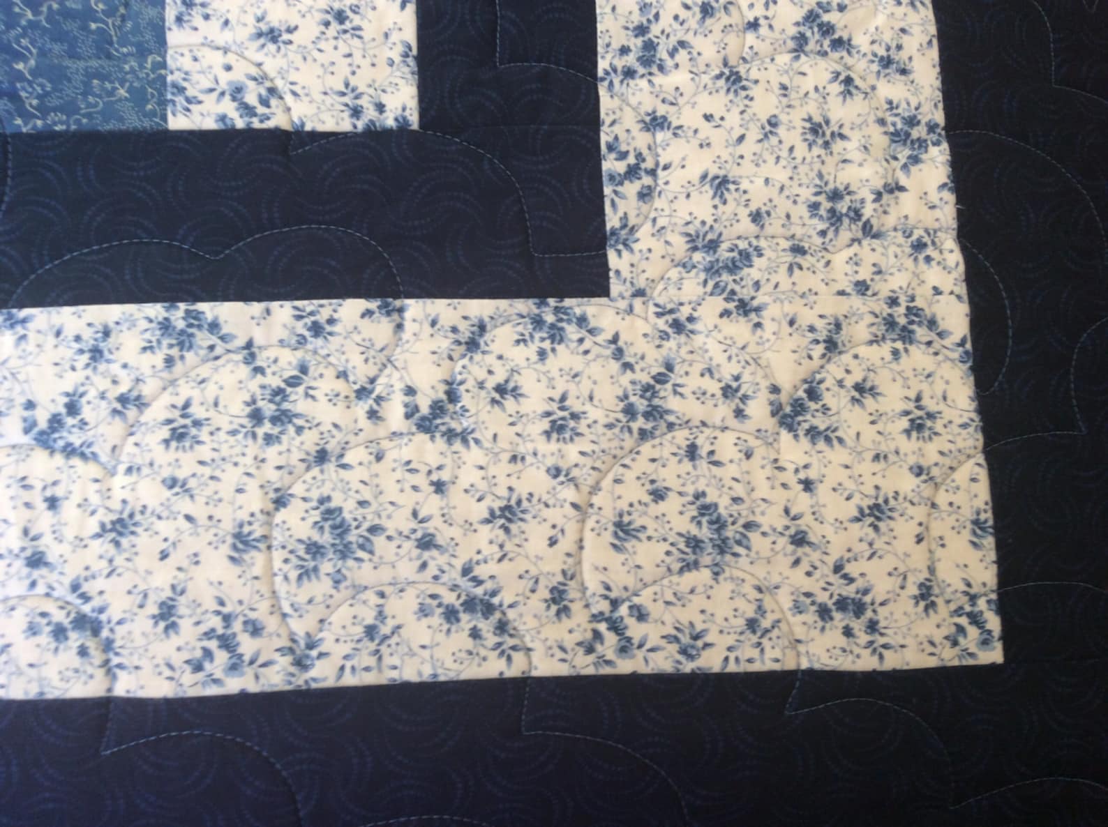 Queen Size Trip Around the World Quilt.blue Quilt.patchwork Etsy UK