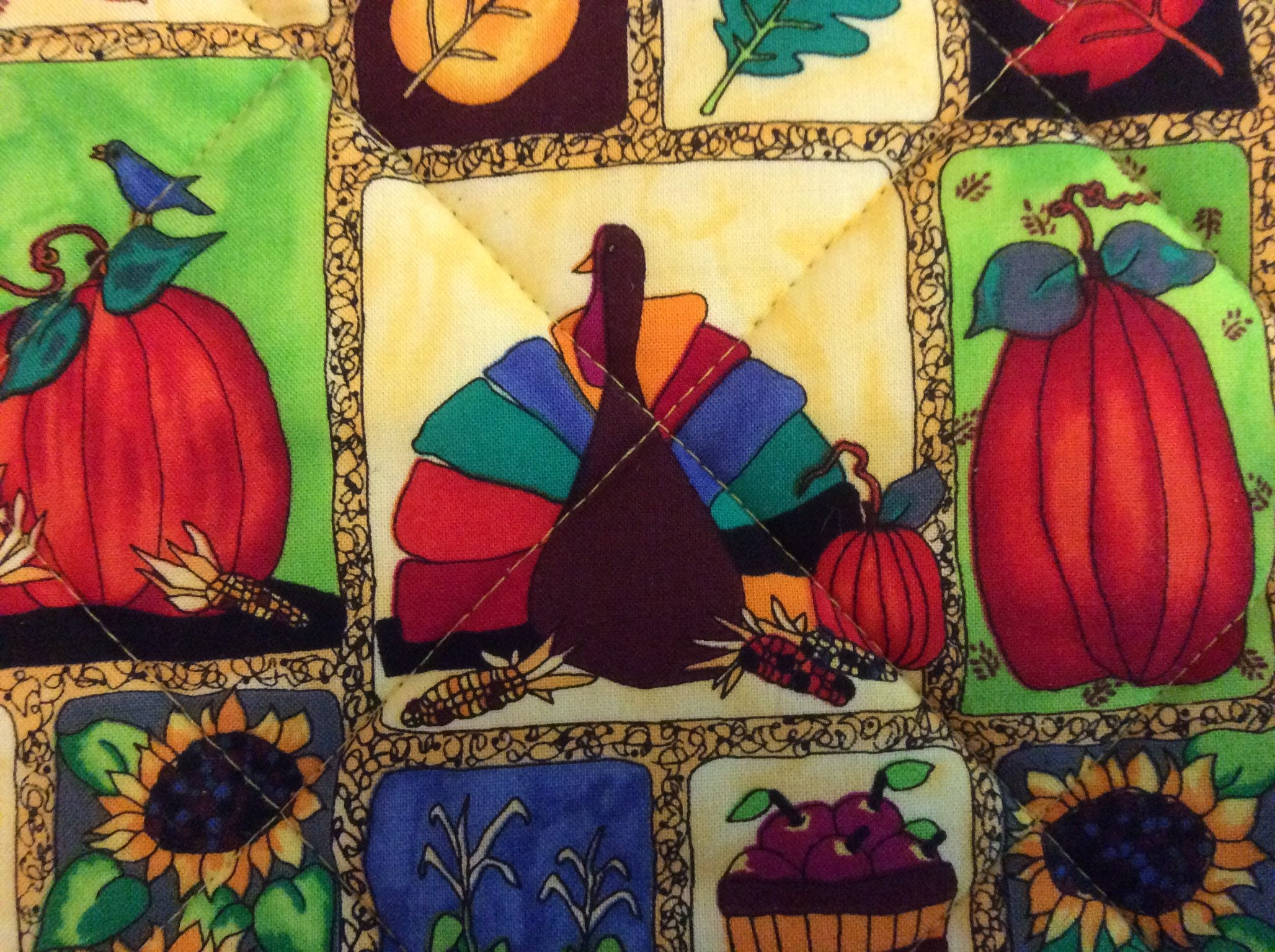 Fall Placemats.set of 4 Quilted Placemats.thanksgiving Etsy UK