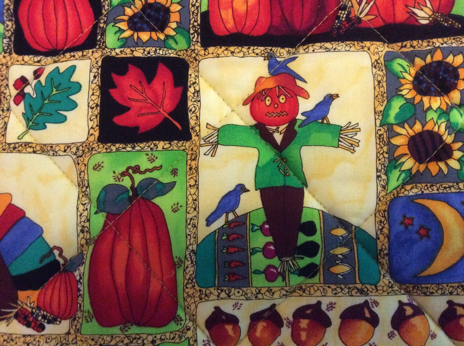 Fall Placemats.set of 4 Quilted Placemats.thanksgiving Etsy UK