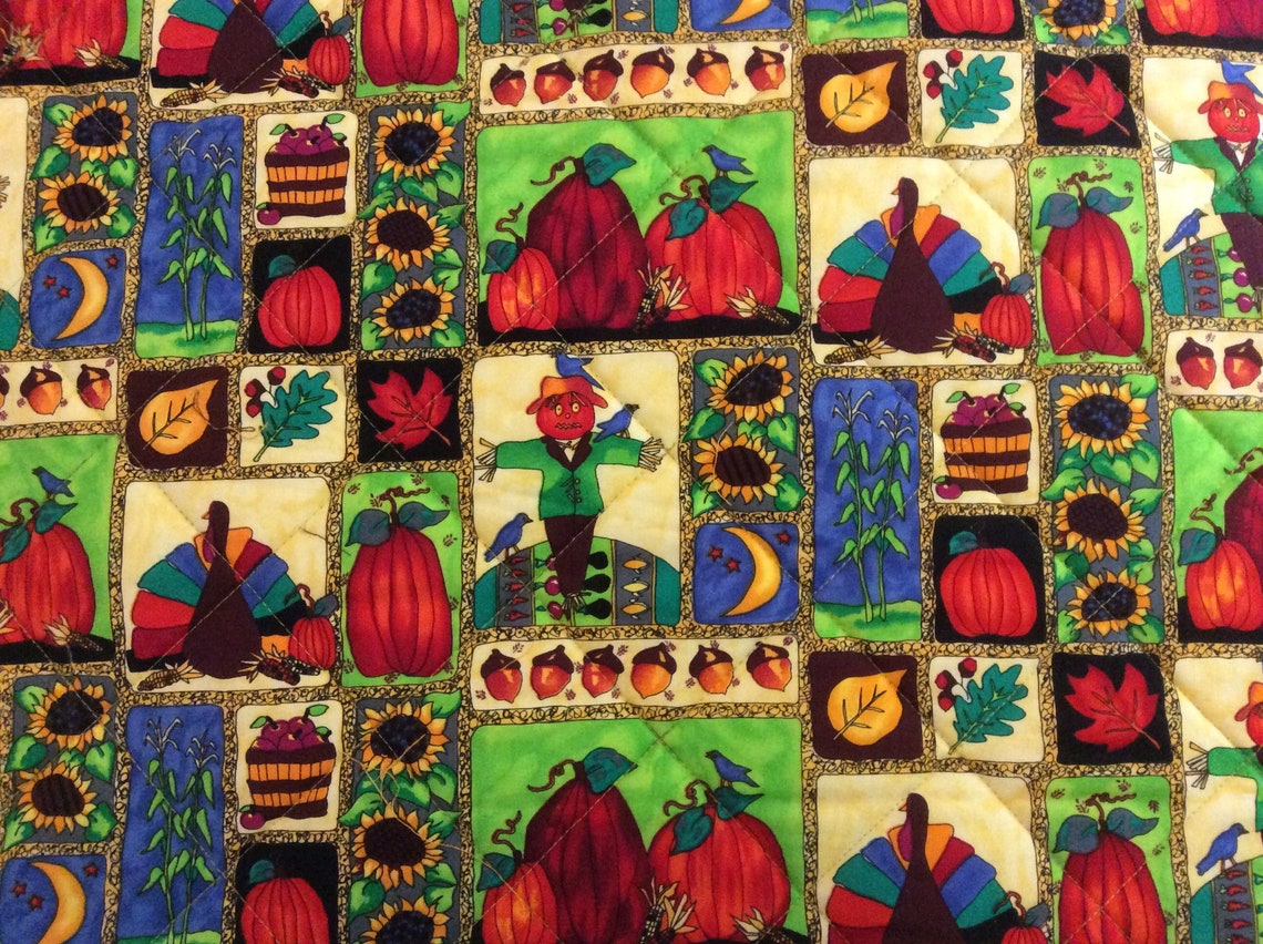 Fall Placemats.set of 4 Quilted Placemats.thanksgiving Etsy UK