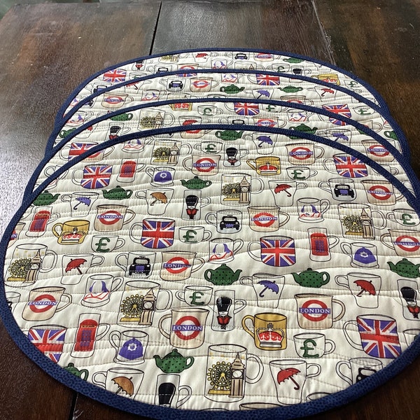 Oval Quilted Placemats Etsy