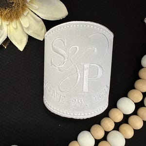 In-the-Hoop Bridal Bouquet Wrap – Machine Embroidery Design