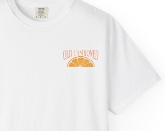 Old Fashioned Cocktail Unisex T-Shirt, Foodie Apparel, Gift for Home Bartender, Bar Shirt
