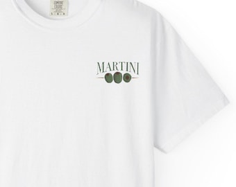 Martini Cocktail Unisex T-Shirt, Foodie Apparel, Bar Shirt, Gift for Bartenders, Cocktail Shirts