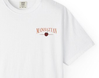 Manhattan Cocktail Unisex T-Shirt, Foodie Apparel, Bar Shirt, Gift for Bartenders, Cocktail Shirts
