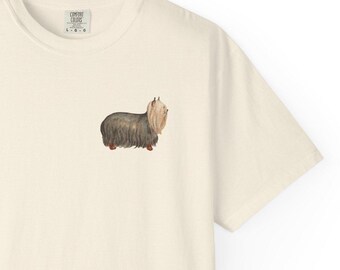 Yorkshire Terrier Portrait T-Shirt, Retro Dog Lover Graphic Tee