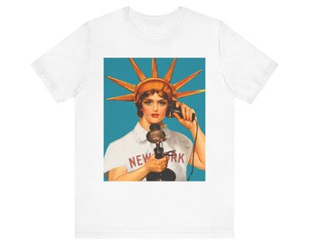 Retro Statue of Liberty T-Shirt – Vintage New York Americana Apparel