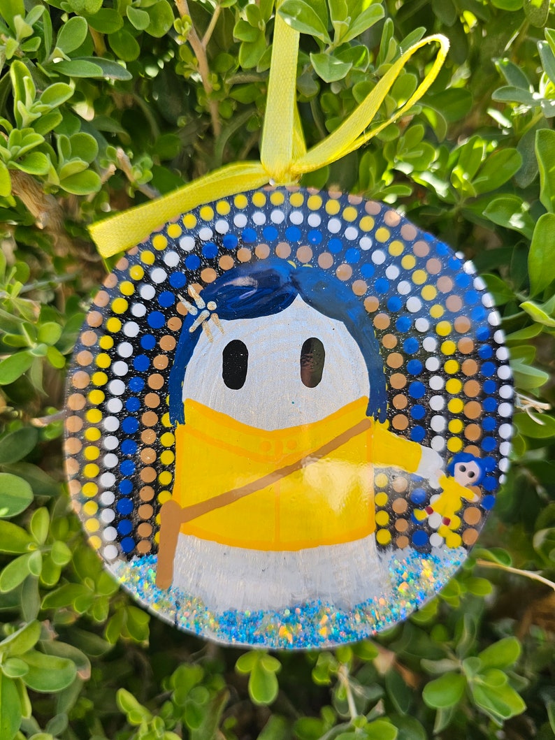 Hand Painted Iconic Halloween Movies Ghost Buddy Ornaments 3.54