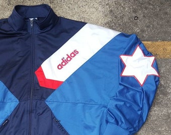 VTG Adidas Trackjacket 90s Rare Colorway Thrifted por 90s_TPT